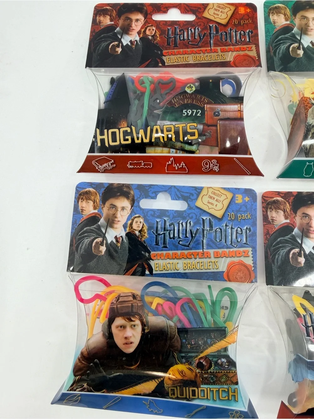 Harry Potter Character Bandz Lot of 6 Packs Vintage Silly Bands